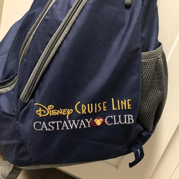 Vintage Disney Cruise Line Castaway Club Slingback Backpack Sling Bag Y2K 90s main image 14